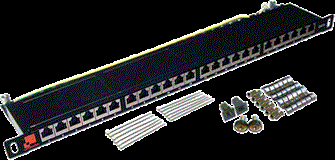 Патч-панель  Lanmaster LAN-PPC24S6A 140808