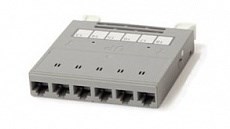 Кассета  Hyperline PPTR-CSS-6xRJ45-C6-U-GY 140882