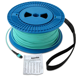 Кабель волоконно-оптический 50/125, 12 волокон Hyperline TC-MC3-504-1xMPOF12/PX-1xMPOF12/PY-A-IN-10M-LSZH-MG 140948