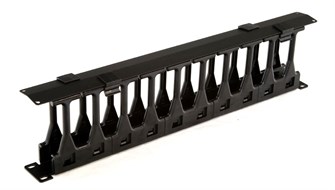 Кабельный организатор  Hyperline CMF-1U-FPL106-MCOV-RAL9005 143106