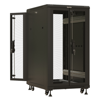 {{photo.Alt || photo.Description || 'Шкаф напольный 19", 18U Hyperline TTBR-1866-DD-RAL9004'}}