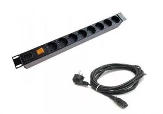 Блок розеток  QTECH QS-PDU-1U-32А-8С19-2MN 143378
