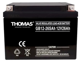 Батарея;;Thomas;GB12-26S(Thomas) 100534