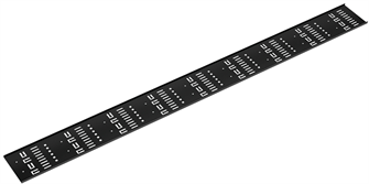 Кабельный организатор  Cabeus VCM-37U-BK 144370