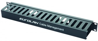 Кабельный организатор  Eurolan 25B-1U-11BL 144414