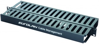 Кабельный организатор  Eurolan 25B-1U-12BL 144463