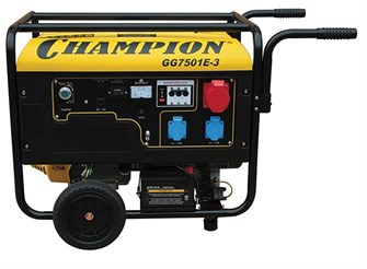 {{photo.Alt || photo.Description || 'Генератор бензиновый CHAMPION GG7501E-3'}}