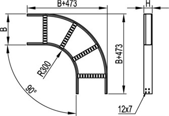 Угол гориз. 90°  DKC LC5330K 147930