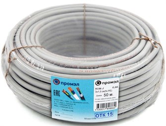 Кабель  Промэл NUM-J 3х1.5 (бухта 50м) 13321390 148294