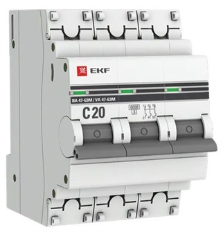 {{photo.Alt || photo.Description || 'Автоматический выключатель  EKF mcb4763m-6-3-20C-pro'}}