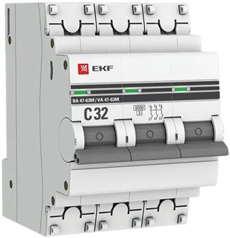 {{photo.Alt || photo.Description || 'Автоматический выключатель  EKF mcb4763m-6-3-32C-pro'}}