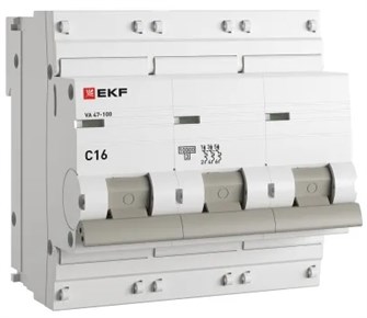 {{photo.Alt || photo.Description || 'Автоматический выключатель  EKF mcb47100-3-16C-pro'}}