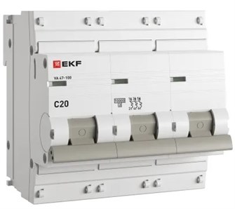 {{photo.Alt || photo.Description || 'Автоматический выключатель  EKF mcb47100-3-20C-pro'}}