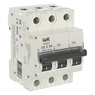 Автоматический выключатель  IEK AR-M10N-3-C050 149380