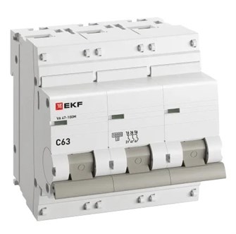 {{photo.Alt || photo.Description || 'Автоматический выключатель  EKF mcb47100m-3-63C-pro'}}