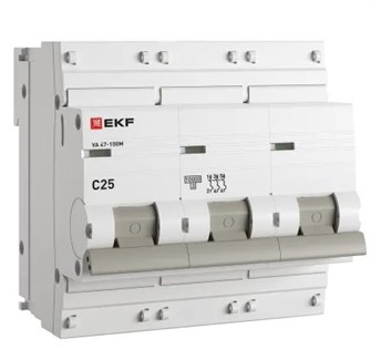 {{photo.Alt || photo.Description || 'Автоматический выключатель  EKF mcb47100m-3-25C-pro'}}