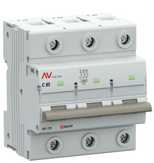 {{photo.Alt || photo.Description || 'Автоматический выключатель  EKF mcb125-3-80D-av'}}