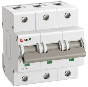 {{photo.Alt || photo.Description || 'Автоматический выключатель  EKF mcb47125-3-63C'}}