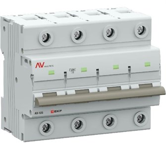 Автоматический выключатель  EKF mcb125-4-125C-av 149569