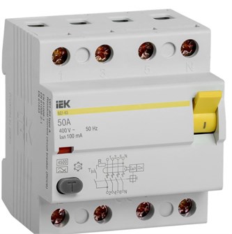 УЗО  IEK MDV11-4-050-100 149856