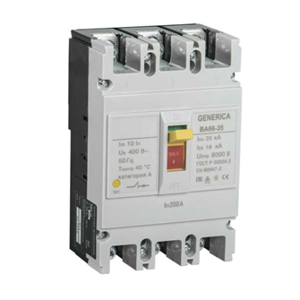 Автоматический выключатель  GENERICA SAV30-3-0200-G 149939