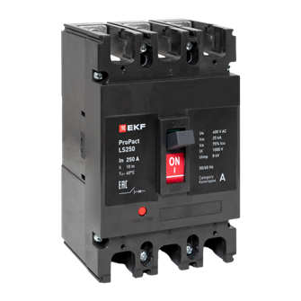 Автоматический выключатель в литом корпусе  EKF mccb-250-25-3-200-ls 150083