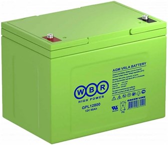 Аккумулятор;;WBR;GPL12800;WBR 100643