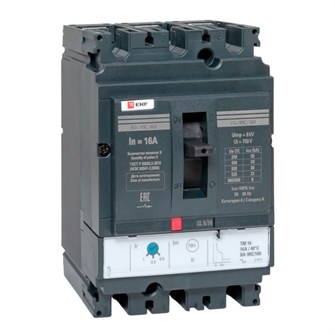 {{photo.Alt || photo.Description || 'Автоматический выключатель в литом корпусе  EKF mccb99C-160-16'}}