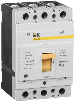 Автоматический выключатель в литом корпусе IEK SVA4410-3-0315-35 150190