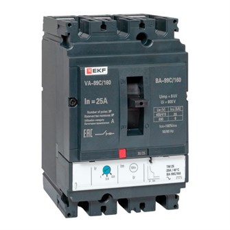 {{photo.Alt || photo.Description || 'Автоматический выключатель в литом корпусе  EKF mccb99C-160-25'}}