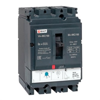 {{photo.Alt || photo.Description || 'Автоматический выключатель в литом корпусе  EKF mccb99C-160-50'}}