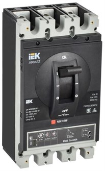 Автоматический выключатель в литом корпусе IEK AR-MCCB-3I-085-0630A-ELSC 150436