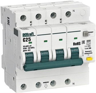 {{photo.Alt || photo.Description || 'Автомат дифференциальный DEKraft 16403DEK'}}