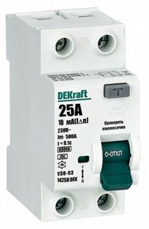 УЗО  DEKraft 14258DEK 150603