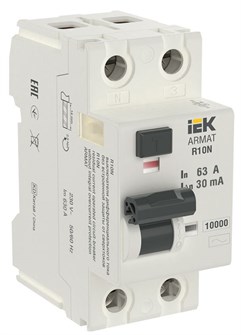 {{photo.Alt || photo.Description || 'Выключатель дифференциального тока (ВДТ, УЗО)  IEK AR-R10N-2-063C030'}}