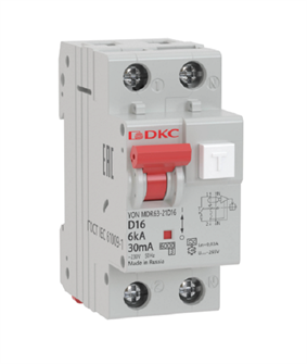 Автоматический выключатель дифф. тока (АВДТ)  DKC MDR63-23C32-A 150818