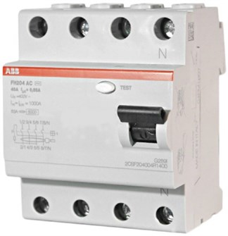 Выключатель дифференциального тока (ВДТ, УЗО)  ABB 2CSF204004R1400 150850