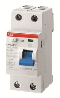 Выключатель дифференциального тока (ВДТ, УЗО)  ABB F202AC 150852