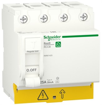 Выключатель дифференциального тока (ВДТ, УЗО)  Schneider Electric RESI9 150882