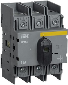 Выключатель-разъединитель модульный IEK MVR20-3-063 150976