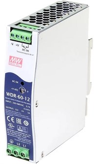 Преобразователь AC-DC сетевой Mean Well WDR-60-12 151355