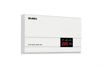 {{photo.Alt || photo.Description || 'Стабилизатор  Sven AVR SLIM-500 LCD'}}