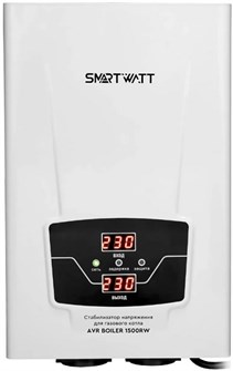 {{photo.Alt || photo.Description || 'Стабилизатор напряжения  SmartWatt AVR BOILER 1500RW'}}
