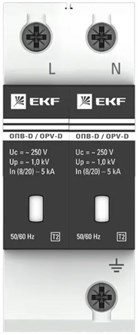 {{photo.Alt || photo.Description || 'Ограничитель импульсных перенапряжений  EKF opv-d2'}}