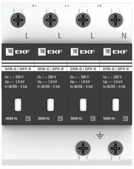 {{photo.Alt || photo.Description || 'Ограничитель импульсных перенапряжений  EKF opv-d4'}}