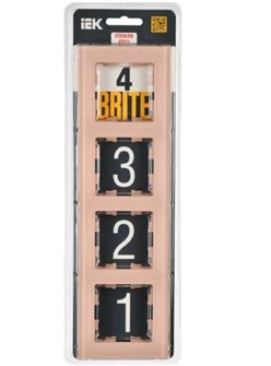 {{photo.Alt || photo.Description || 'Рамка четверная  IEK BR-M42-G-31-K96'}}