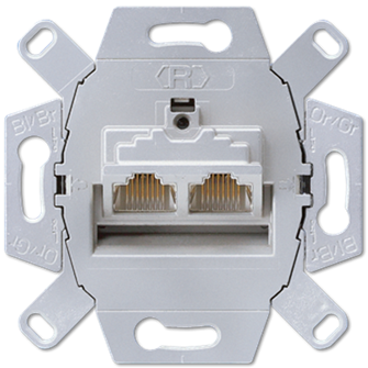 Розетка  Jung UAE8-8UPOK6 157131