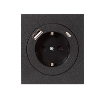 {{photo.Alt || photo.Description || 'Розетка с заземлением с 2 USB  KRANZ KR-78-0704-5'}}