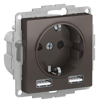 {{photo.Alt || photo.Description || 'Розетка с заземлением с 2 USB  Systeme Electric ATN000630'}}