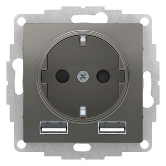 {{photo.Alt || photo.Description || 'Розетка с заземлением с 2 USB  Systeme Electric ATN000930'}}